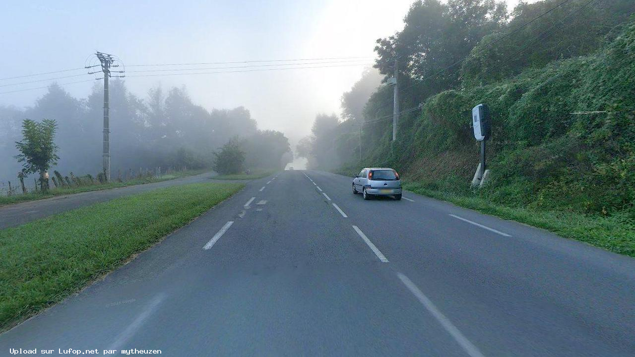 FRANCE photo du radar Bustince-Iriberry D933 64 - Pyrénées-Atlantiques