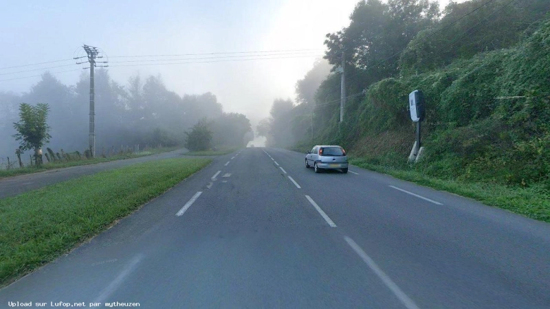 FRANCE photo du radar Bustince-Iriberry D933 64 - Pyrénées-Atlantiques