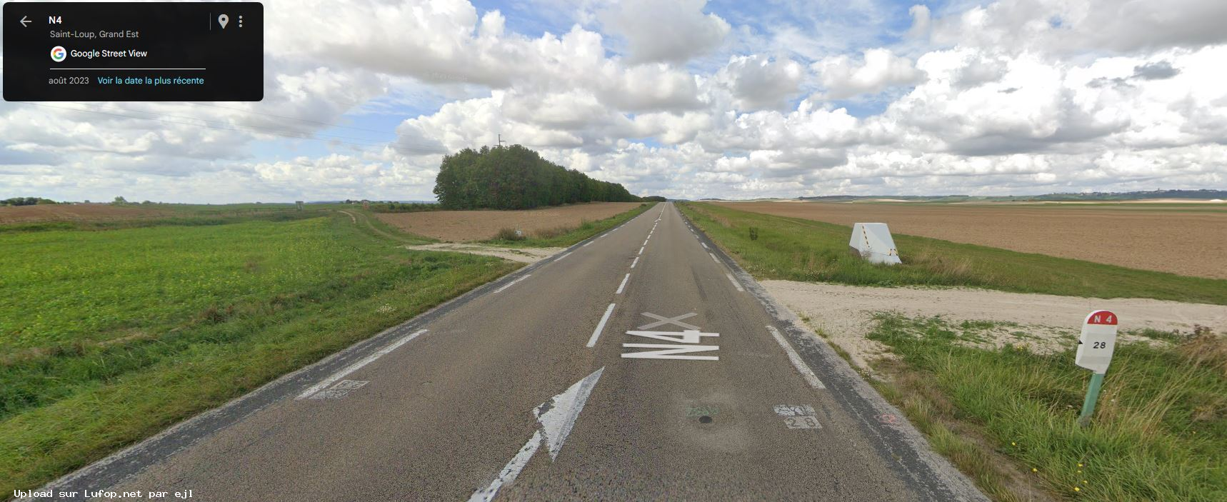 FRANCE photo du radar Saint-Loup N4 51 - Marne
