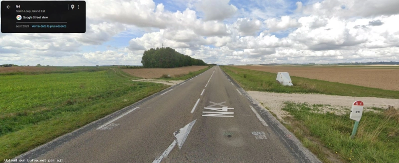 FRANCE photo du radar Saint-Loup N4 51 - Marne