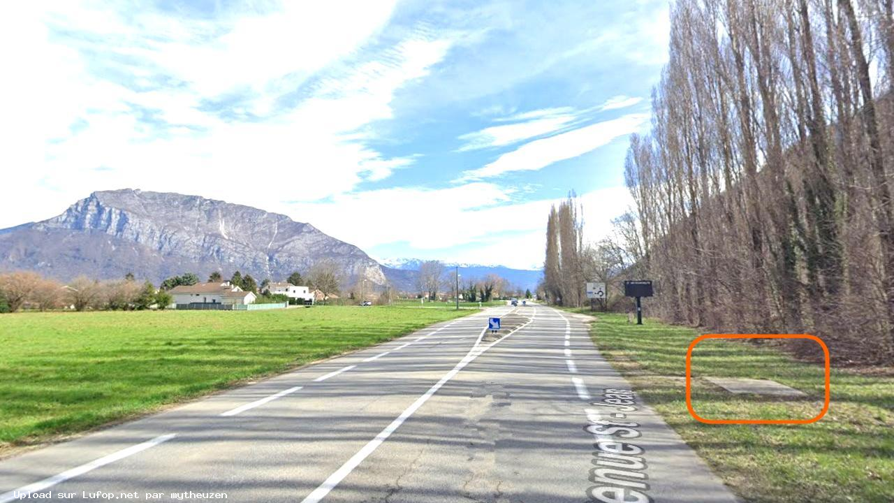 FRANCE photo du radar Noyarey Avenue Saint-Jean 38 - Isère