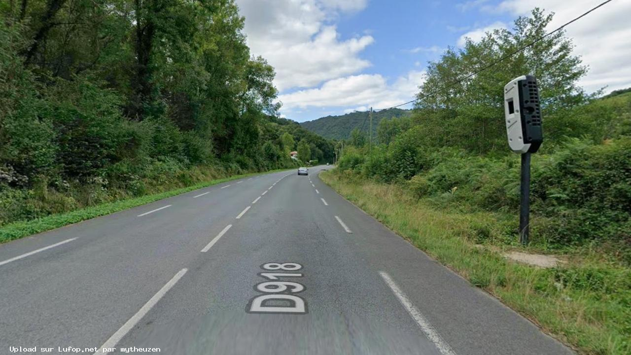 FRANCE photo du radar Ascarat D918 64 - Pyrénées-Atlantiques