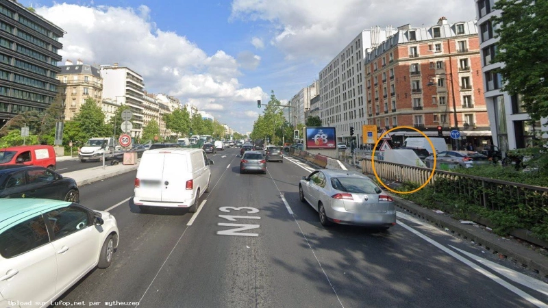 FRANCE photo du radar Neuilly-sur-Seine Avenue Charles de Gaulle 92 - Hauts-de-Seine