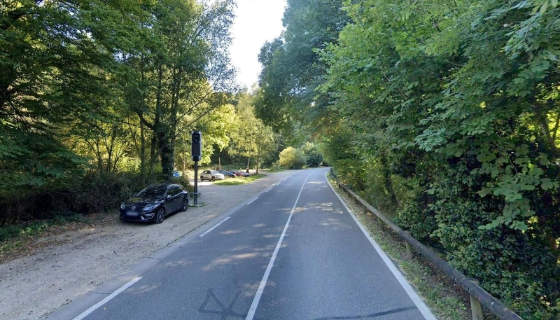 FRANCE photo du radar Senlisse Moulin des Roches 78 - Yvelines