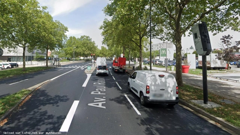 FRANCE photo du radar Les Mureaux Avenue Paul Raoult 78 - Yvelines