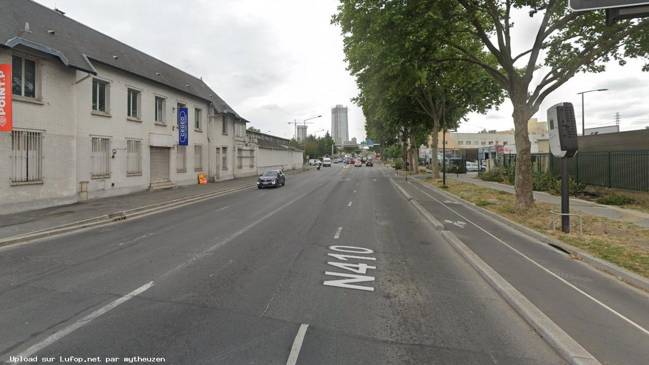 FRANCE photo du radar Saint-Denis N410 93 - Seine-Saint-Denis