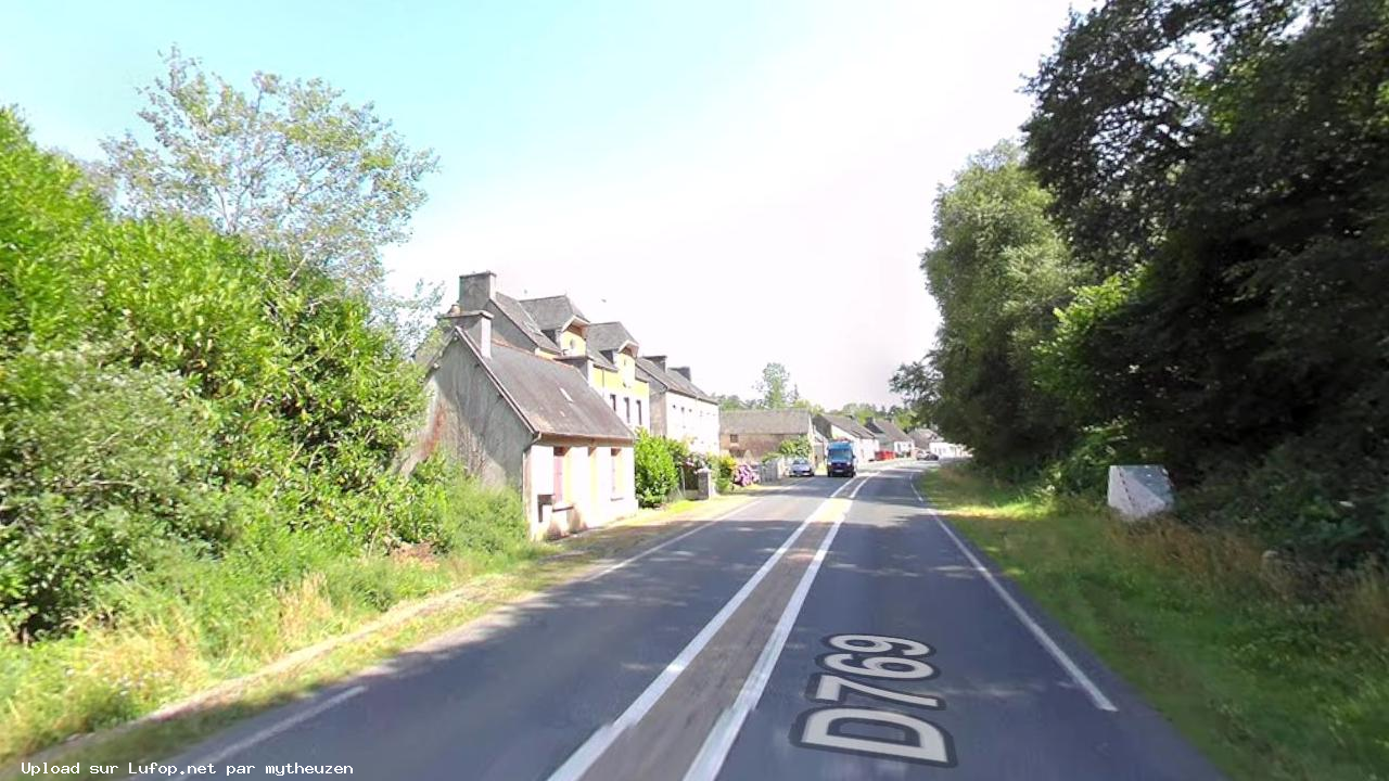 FRANCE photo du radar Saint-Hernin Lieu-dit Gare de Motreff 29 - Finistère