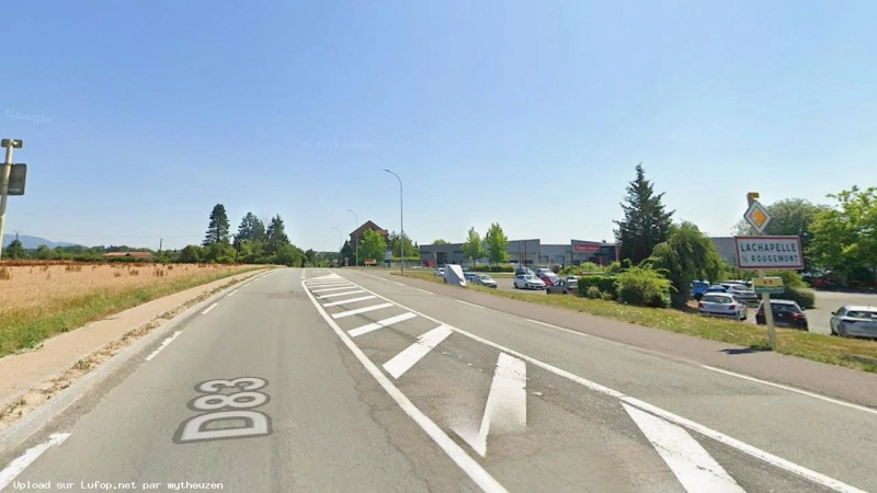 FRANCE photo du radar Lachapelle-sous-Rougemont Rue General Charles de Gaulle 90 - Territoire de Belfort