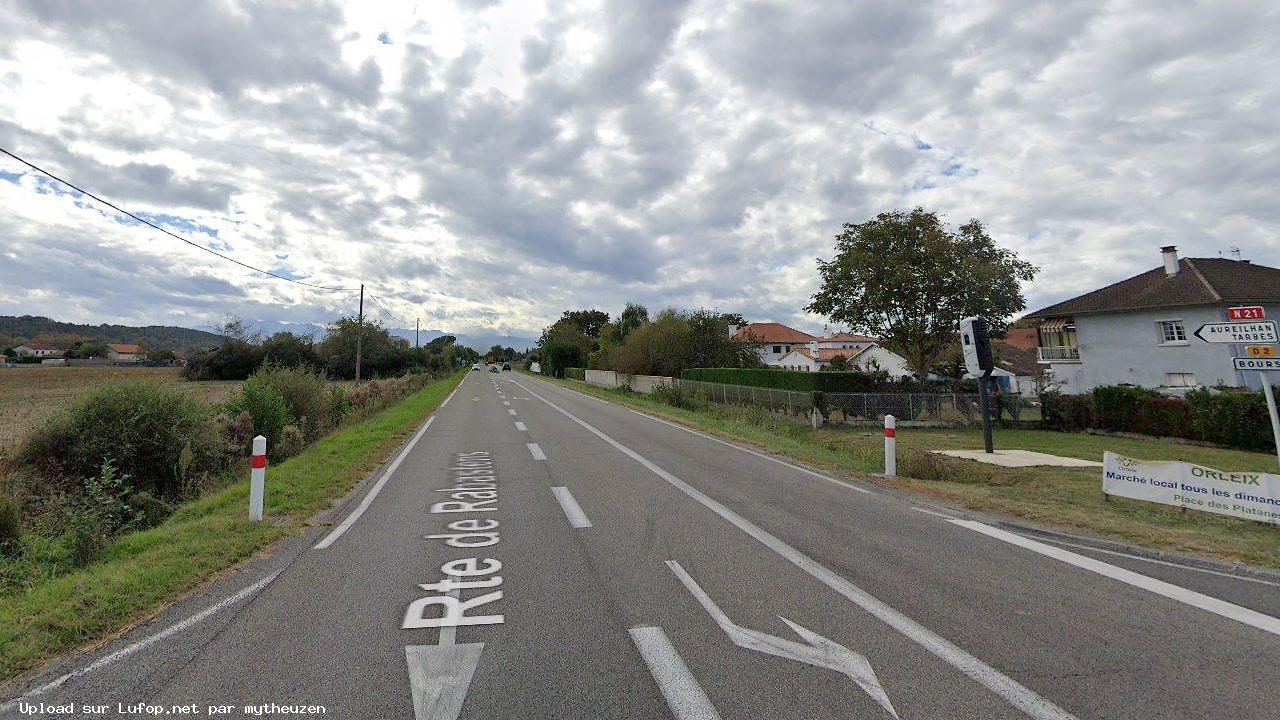 FRANCE photo du radar Orleix N21 65 - Hautes-Pyrénées