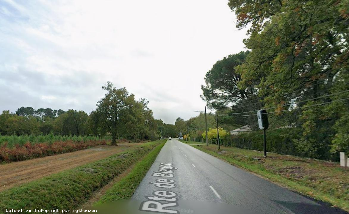 FRANCE photo du radar Lanton route de Blagon 33 - Gironde