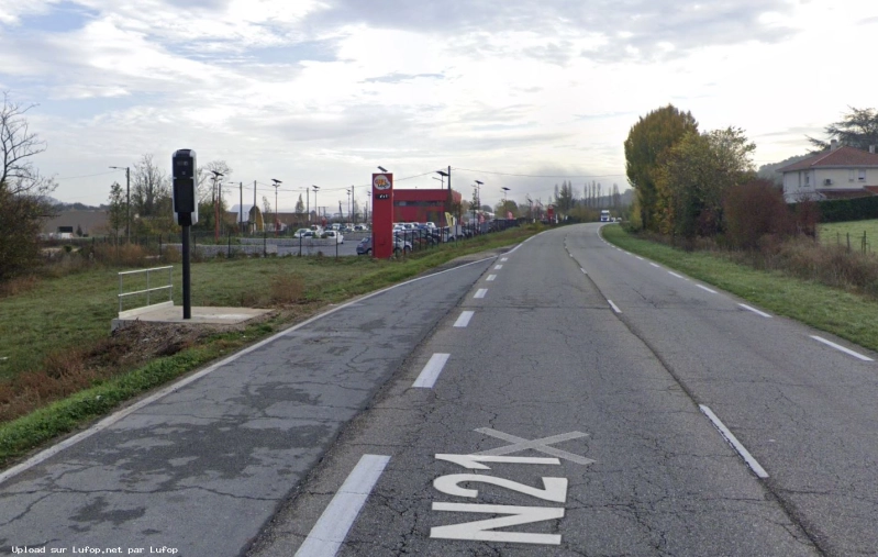 FRANCE photo du radar Villeneuve-sur-Lot N21 47 - Lot-et-Garonne