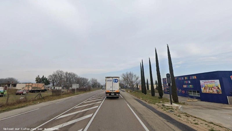 FRANCE photo du radar Châteauneuf-du-Rhône N7 26 - Drôme FRANCE photo du radar Châteauneuf-du-Rhône N7 26 - Drôme