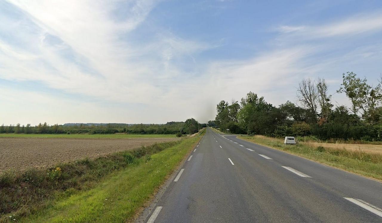 FRANCE photo du radar Sainte-Vaubourg D987 08 - Ardennes