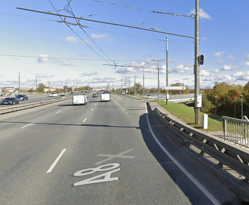 LETTONIE photo du radar Riga Salu tilts LV - 