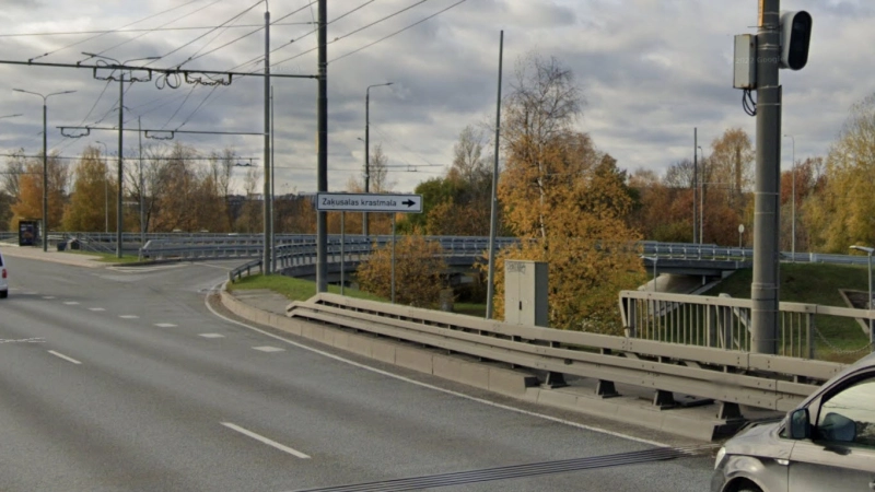 LETTONIE photo du radar Riga Zaķusalas krastmala LV - 