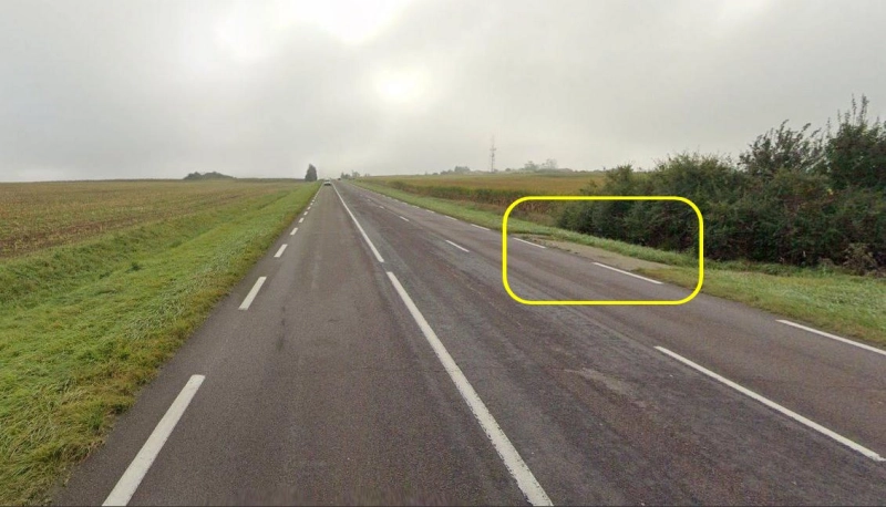 FRANCE photo du radar Singling D662 57 - Moselle