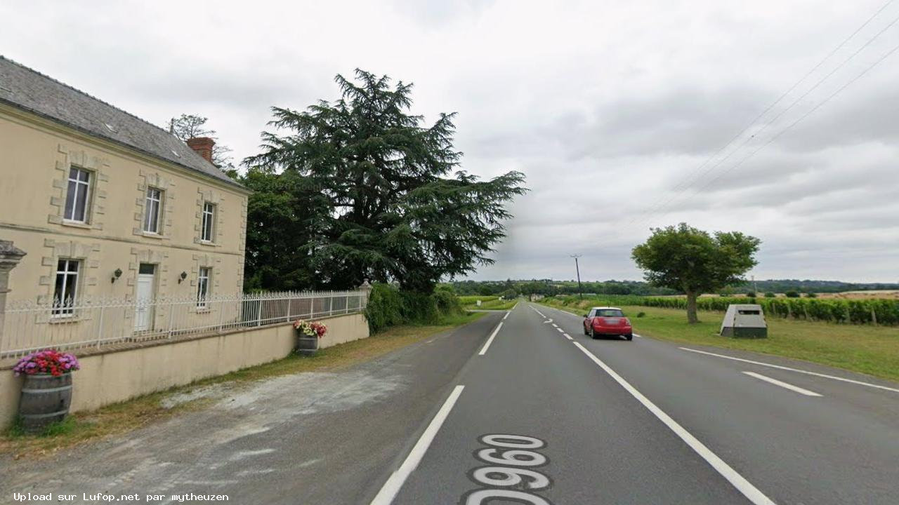 FRANCE photo du radar Doué-en-Anjou lieu dit les rochettes 49 - Maine-et-Loire