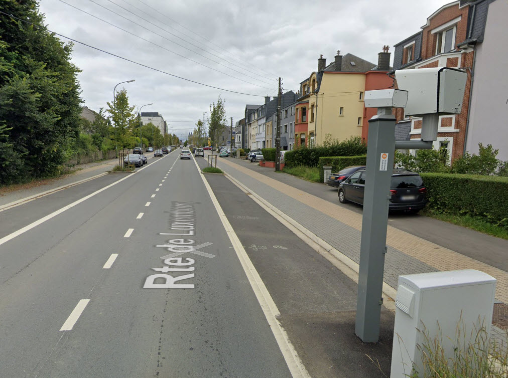 BELGIQUE photo du radar Arlon Avenue de Luxembourg 67 - Luxembourg