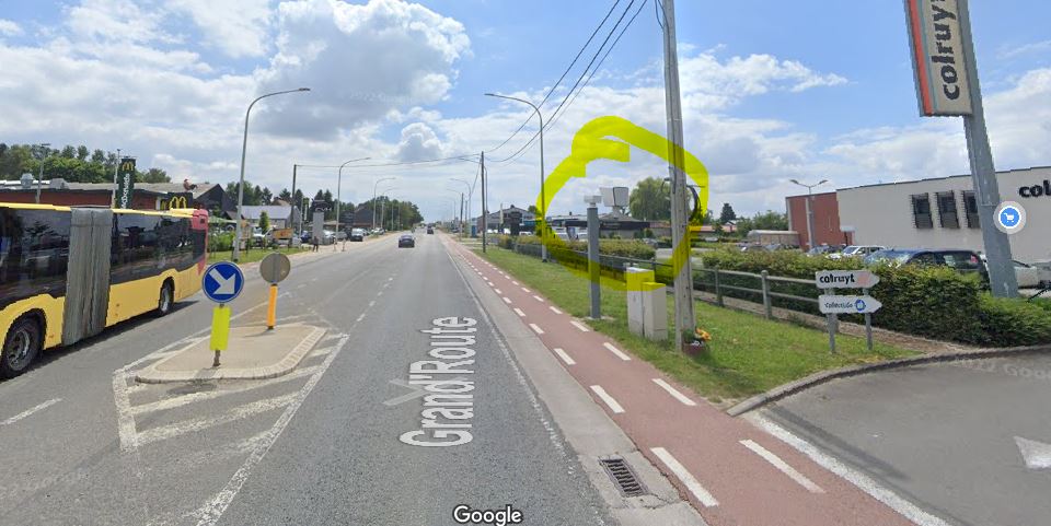 BELGIQUE photo du radar Corbais Grand Route 14 - Brabant wallon