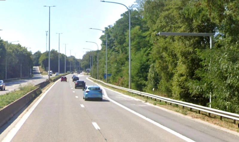 BELGIQUE photo du radar Bousval N237 14 - Brabant wallon