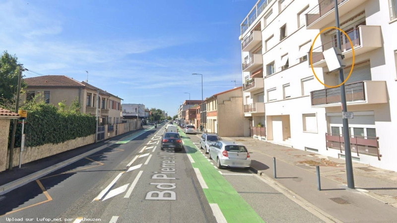 FRANCE photo du radar Toulouse Bd Pierre et Marie Curie 31 - Haute-Garonne