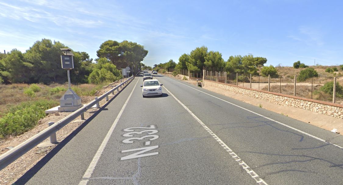 ESPAGNE photo du radar SANTA POLA N-332 VALENCE