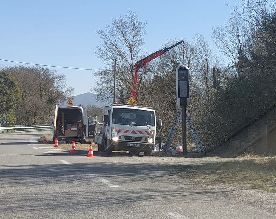 FRANCE photo du radar Chomérac Route de la Soie 07 - Ardèche