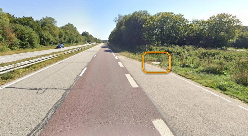FRANCE photo du radar Brix Route de la Cartoucherie 50 - Manche