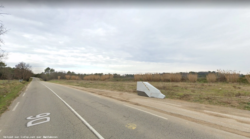FRANCE photo du radar Servas Route de Bagnols 30 - Gard