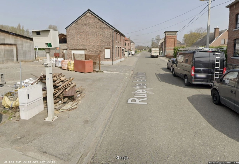 BELGIQUE photo du radar Neerheylissem Rue de la Station Brabant Wallon
