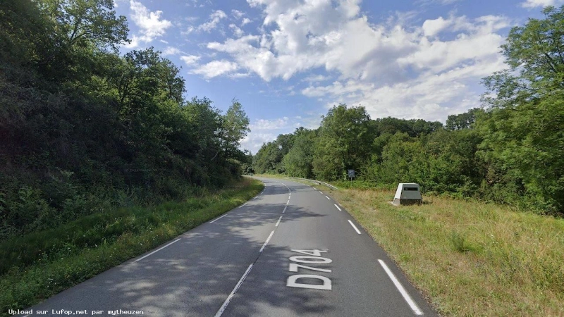 FRANCE photo du radar Anlhiac Route du Rieutord 24 - Dordogne