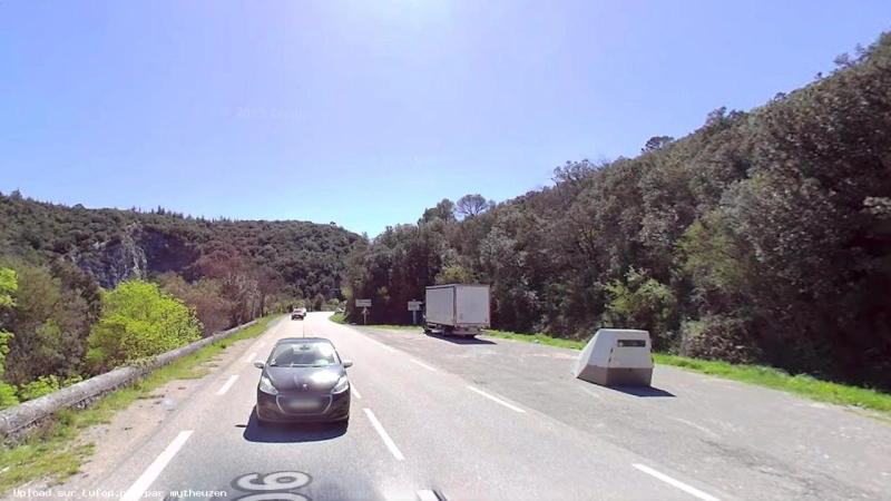 FRANCE photo du radar Brouzet-lès-Alès Route de Saint Just et Vacquières 30 - Gard