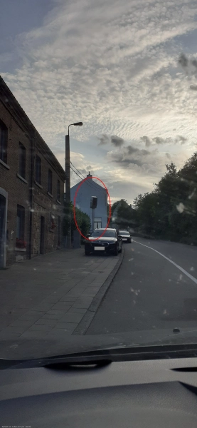 BELGIQUE photo du radar Huy Rue Cherave Liège