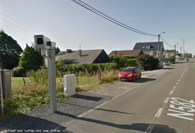 BELGIQUE photo du radar Souvret Rue Paul Janson Hainaut