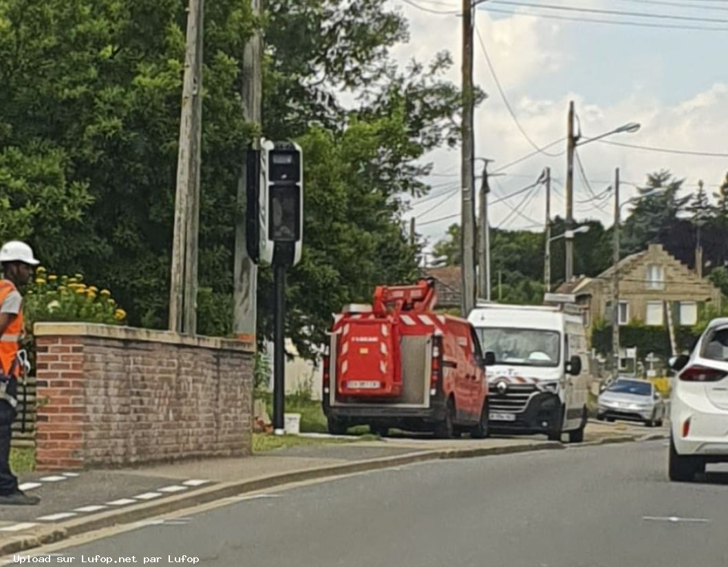 FRANCE photo du radar Milly-sur-Thérain Rue de dieppe - D133 60 - Oise