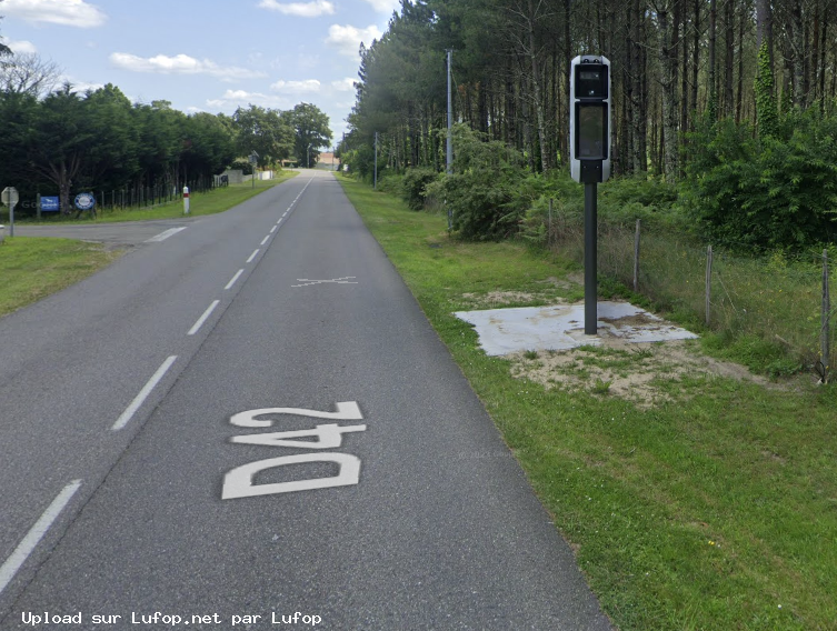 FRANCE photo du radar Taller D42 40 - Landes