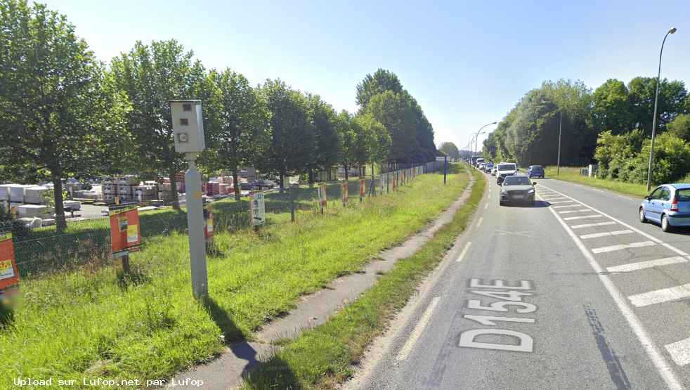 FRANCE photo du radar Rouxmesnil-Bouteilles D154E 76 - Seine-Maritime