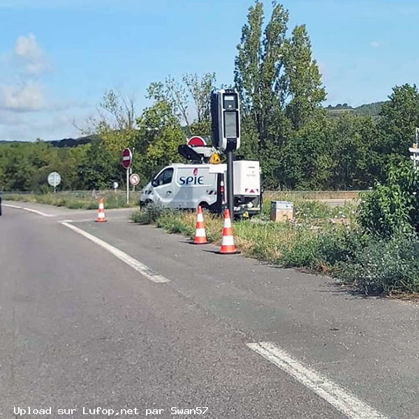 FRANCE photo du radar Moulins-lès-Metz D157b 57 - Moselle
