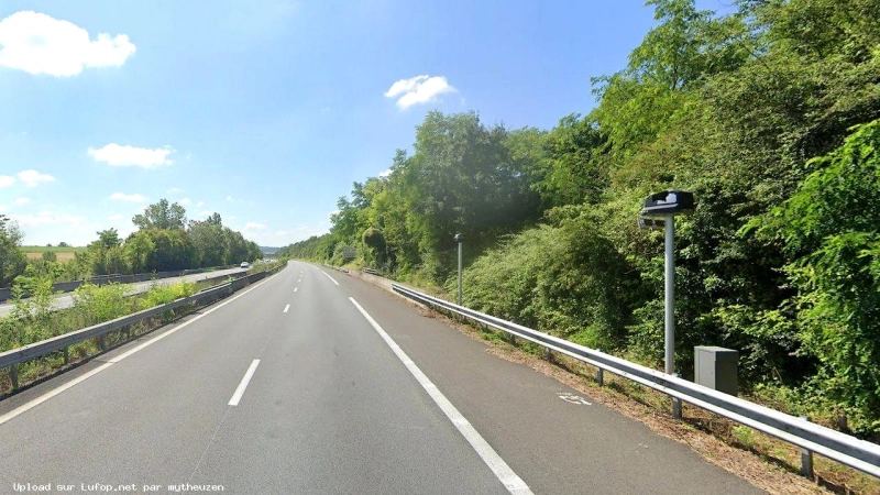 FRANCE photo du radar Saint-Martial-de-Mirambeau A10 17 - Charente-Maritime