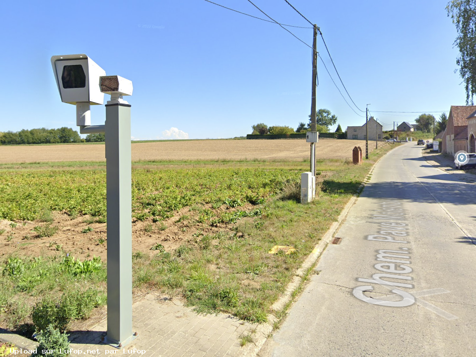 BELGIQUE photo du radar Jodoigne Chemin Pavé Molembais 13 - Brabant wallon