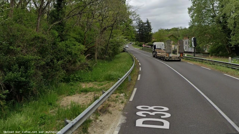 FRANCE photo du radar Campet-et-Lamolère D38 40 - Landes