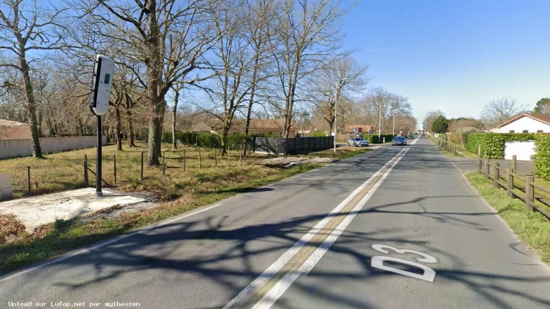 FRANCE photo du radar Audenge Avenue de Bas Vallon 33 - Gironde