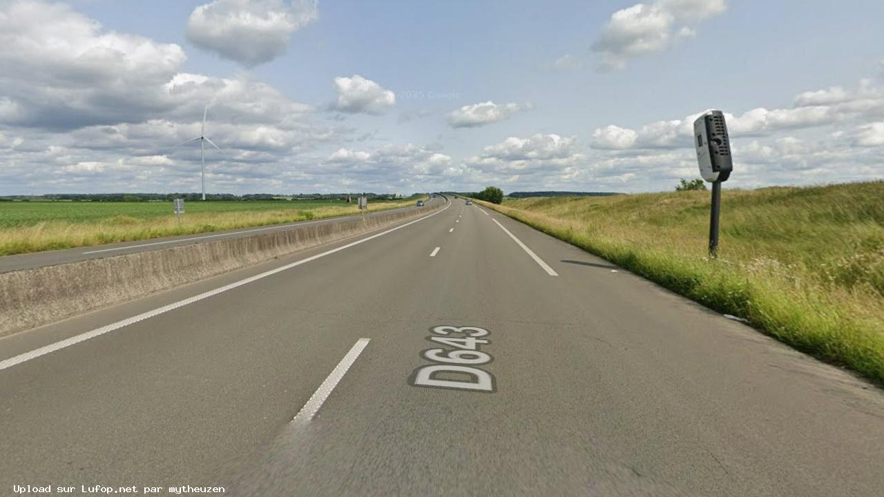 FRANCE photo du radar Gœulzin D643 59 - Nord