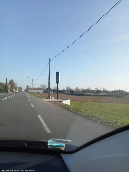 FRANCE photo du radar Moulidars Route de l´Océan 16 - Charente