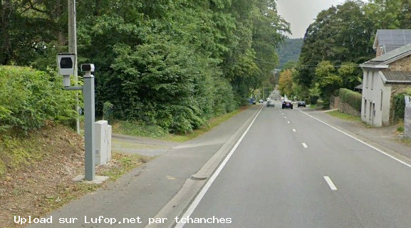 BELGIQUE photo du radar Spa Rue de la Sauvenière 49 - Liège