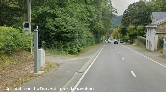 BELGIQUE photo du radar Spa Rue de la Sauvenière 49 - Liège