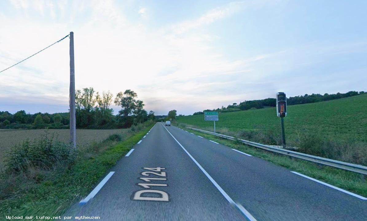 FRANCE photo du radar Ordan-Larroque D1124 32 - Gers