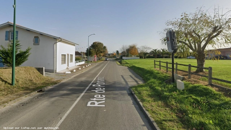 FRANCE photo du radar Clermont Route de Pomarez 40 - Landes