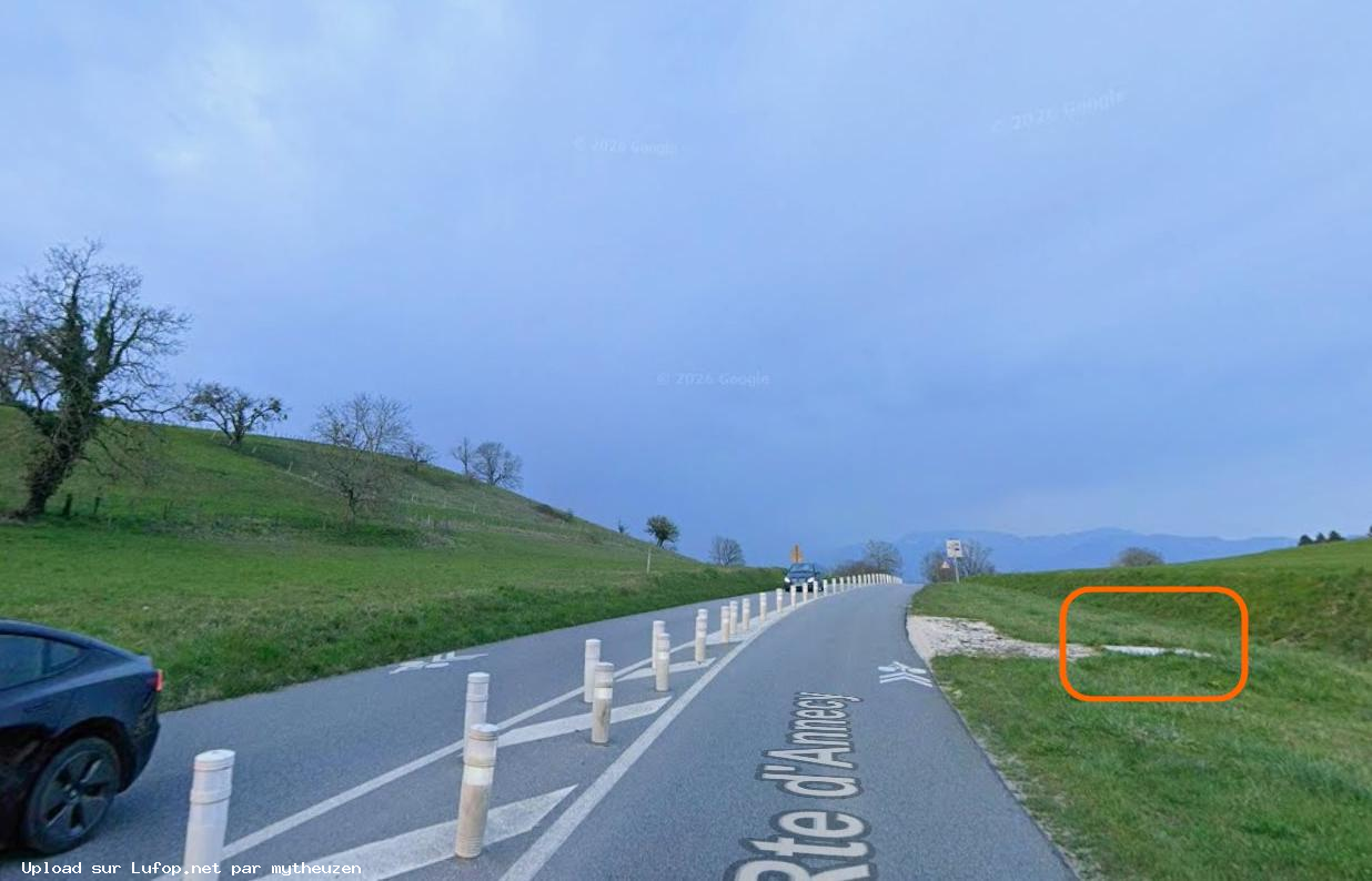 FRANCE photo du radar Marcellaz-Albanais Route d'Annecy 74 - Haute-Savoie