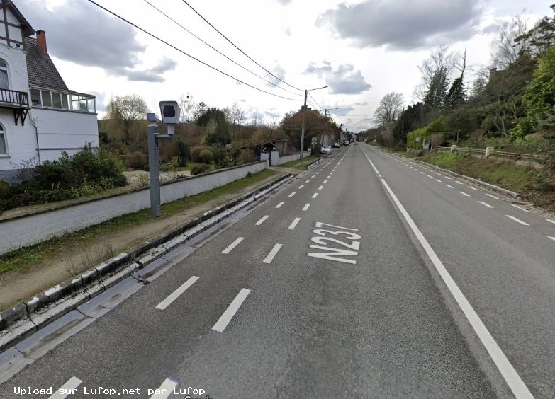 BELGIQUE photo du radar Wisterzée Avenue des Combattants Brabant Wallon